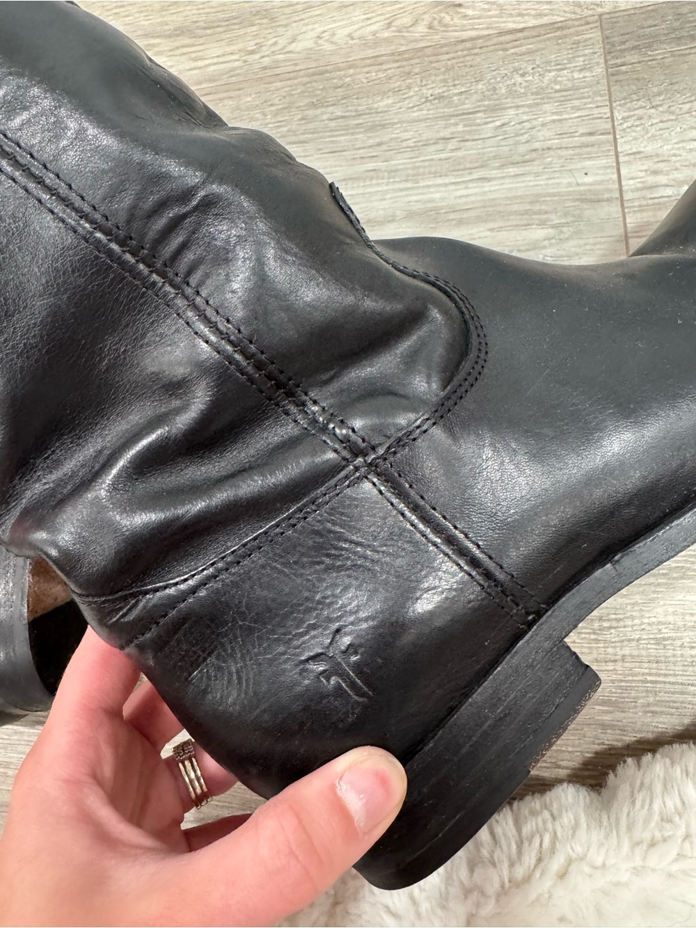 Frye Melissa Button Tall Riding Boots - Picture 14 of 16